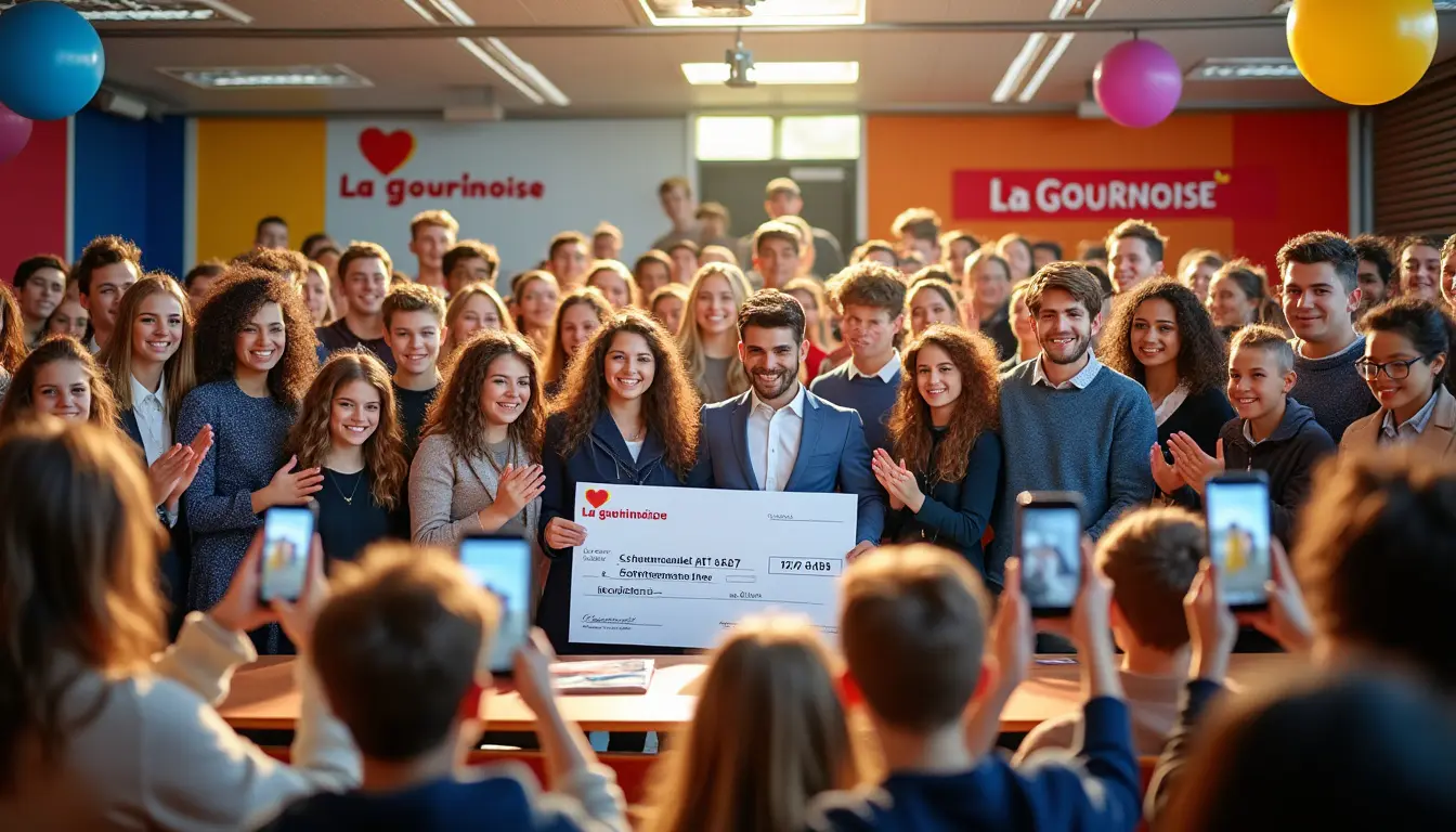 découvrez comment le collège chateaubriand à gourin a contribué à la communauté en faisant un don de 1 757 € à l'association la gourinoise. un geste solidaire qui fait la différence !