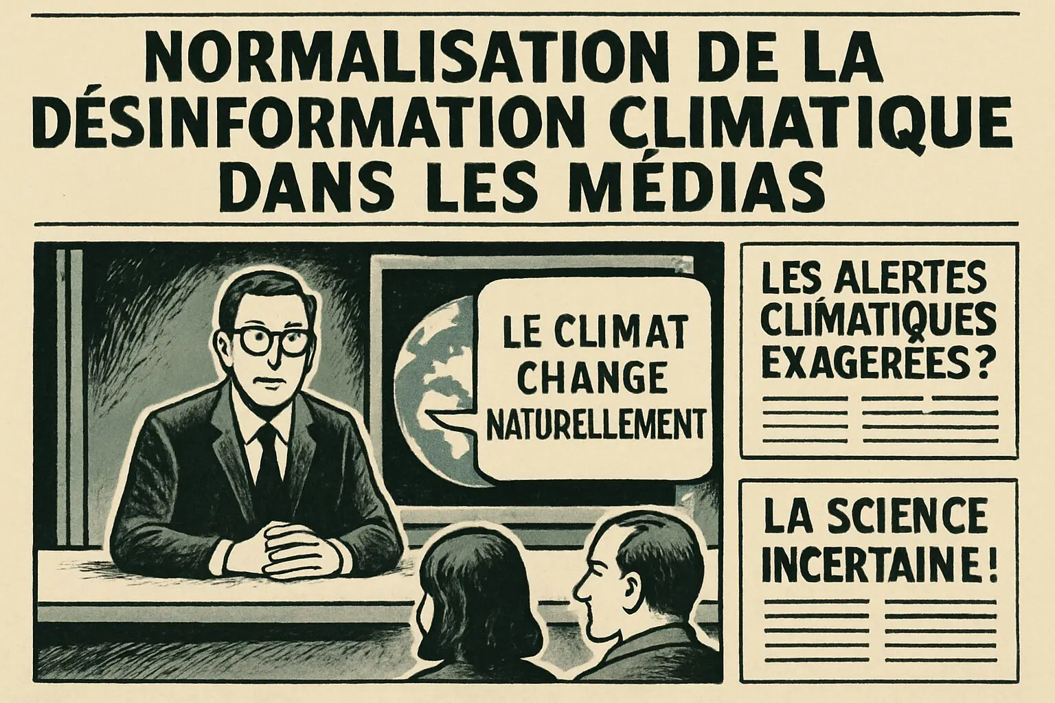découvrez comment la désinformation sur le climat se propage dans certains médias audiovisuels français. analyse des impacts sur la perception publique des enjeux environnementaux et des solutions pour contrer cette tendance.