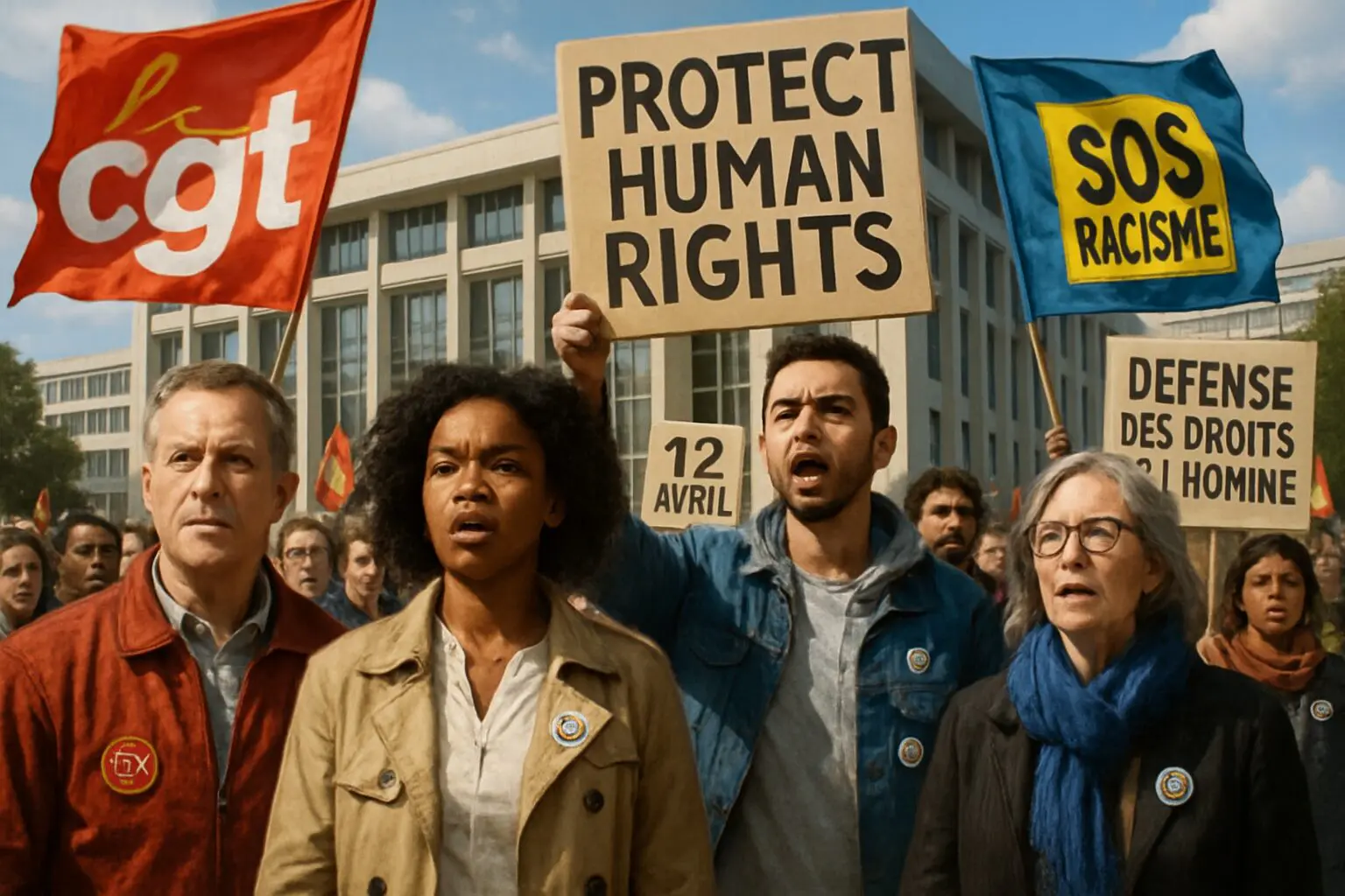 découvrez comment marine le pen a été condamnée et pourquoi sos racisme, la cgt et la ligue des droits de l'homme appellent à manifester le 12 avril pour défendre l'état de droit. rejoignez-nous pour soutenir la justice et les valeurs républicaines.