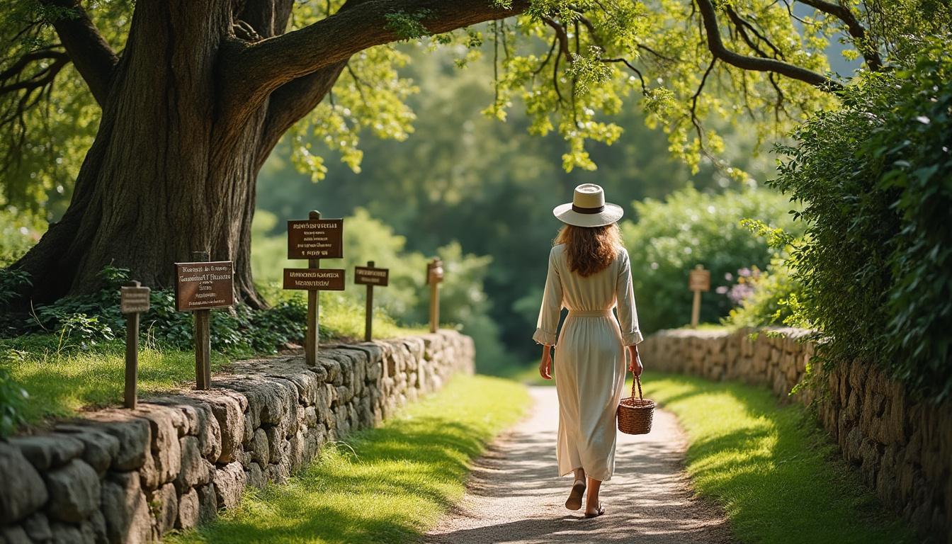 Il Percorso di Chateaubriand a Combourg è molto più di un semplice itinerario: è un'immersione totale nel mondo dello scrittore che ha segnato l'inizio del Romanticismo in Francia. Vagando tra i luoghi a lei cari, l'autrice si confronta con un patrimonio vivo, intriso di emozioni e riflessioni sulla natura, la memoria e l'identità. Il castello, dove ha trascorso parte della sua infanzia, rimane un testimone silenzioso delle ispirazioni che emersero dalle sue mura. Questo luogo, intriso di mistero e poesia, gioca un ruolo centrale nell'opera di Chateaubriand, permettendogli di tessere i fili delle sue narrazioni.