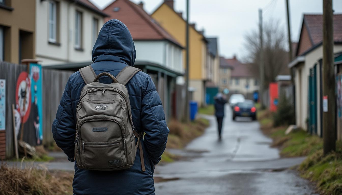 à calais, un homme de 49 ans trouble la rue chateaubriand, suscitant inquiétude et tensions. les riverains témoignent de menaces au couteau, révélant un climat tendu dans le quartier.